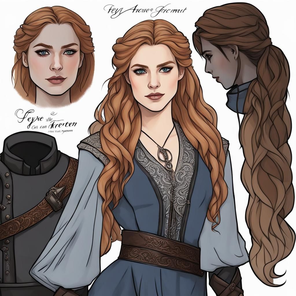Feyre Archeron in Claymation Style
