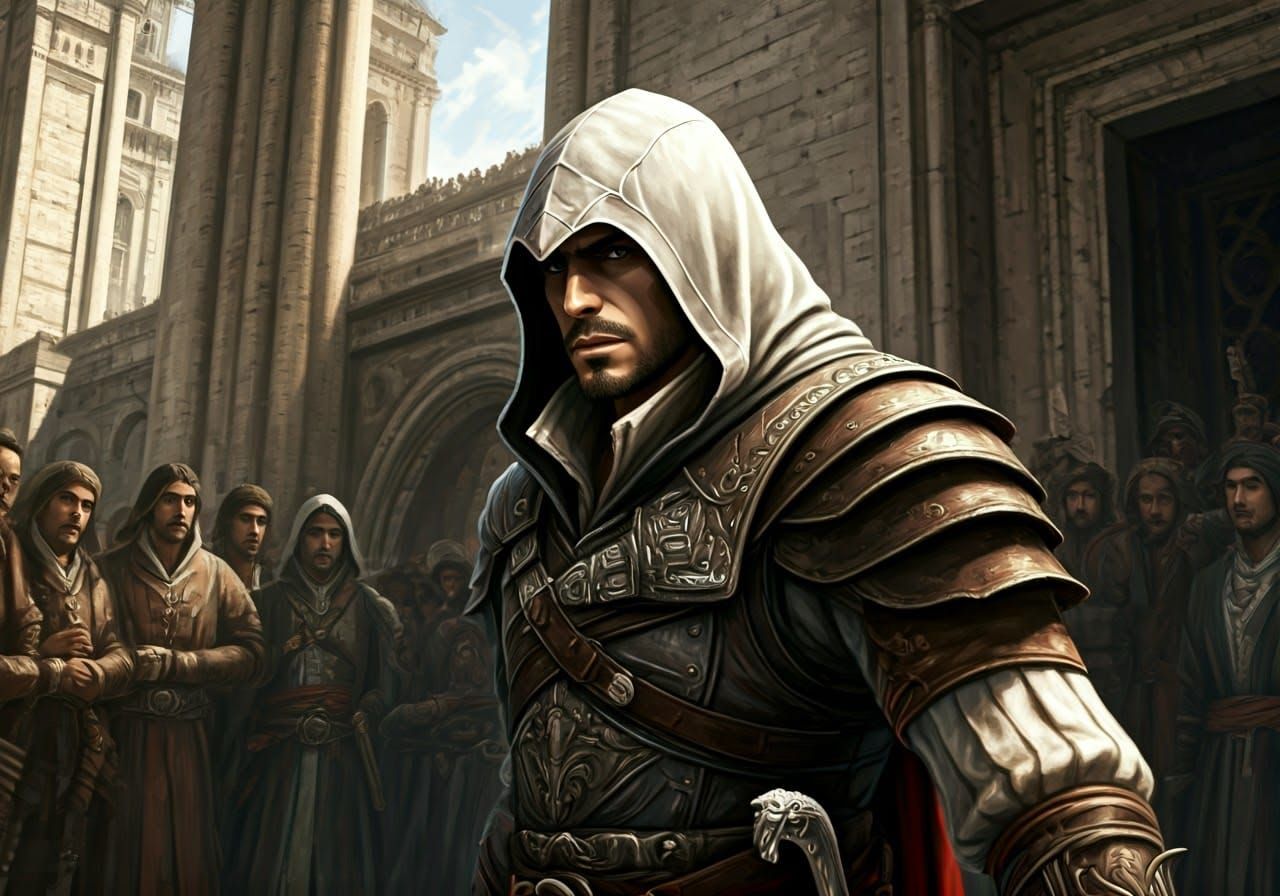 Ezio Auditore as 20th Century Tour Guide in Rome