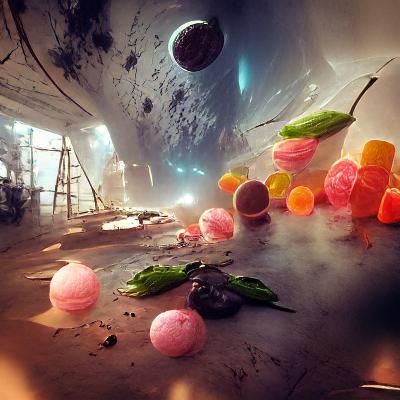 Surreal Space Candy Concept Art in CryEngine