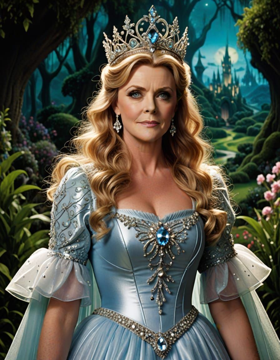 Amanda Tapping as Glinda in Munchkinland Oz
