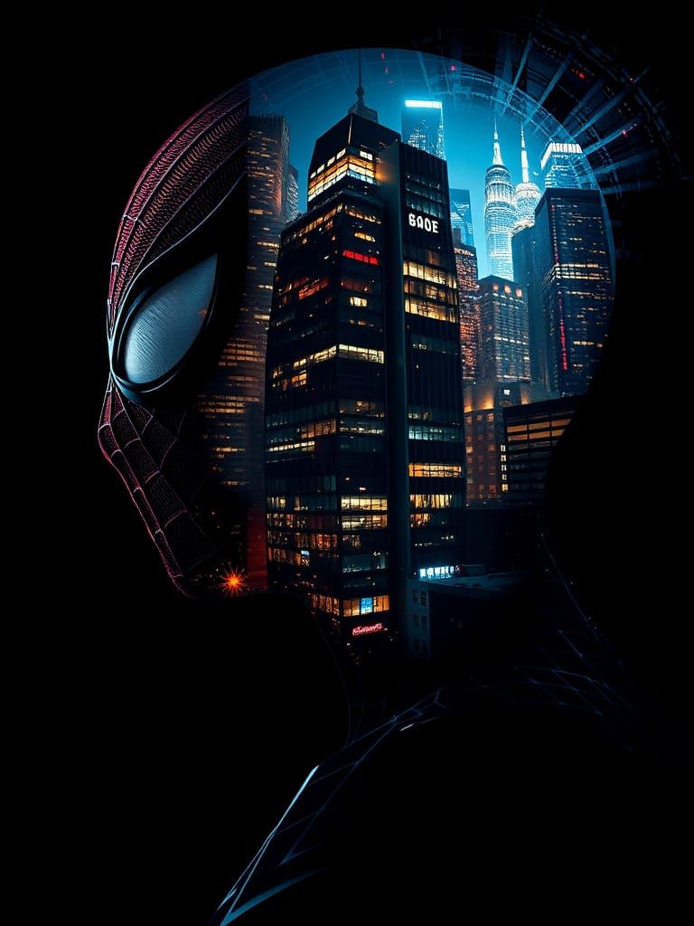 Surreal Cityscape Unfolds Within Spider-Man's Mind