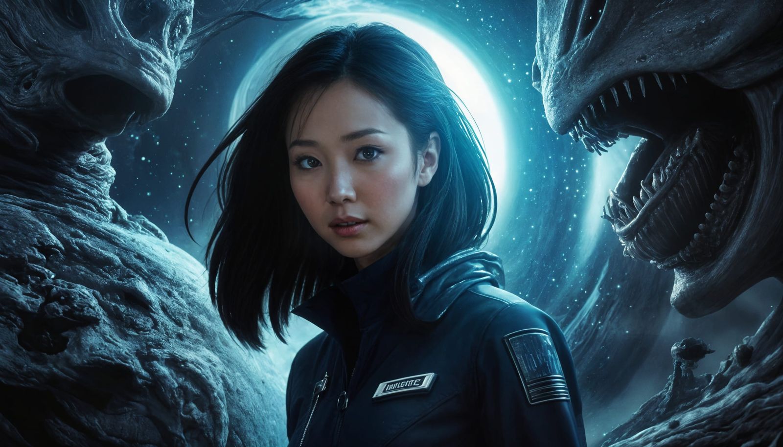 Hoshi Sato's Alien Encounter in High Resolution