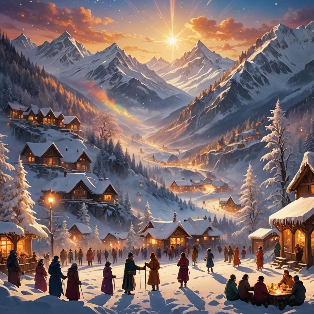 Winter Fantasy: Christmas Celebration in the Mountains
