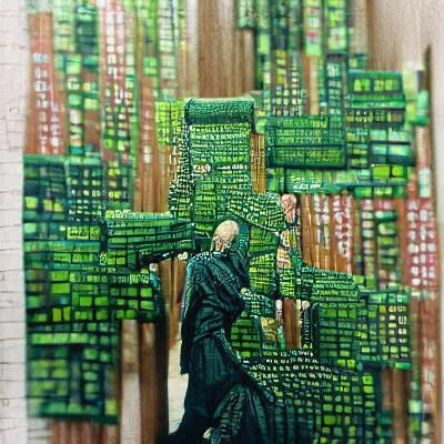 The Matrix: Detailed Gouache Painting