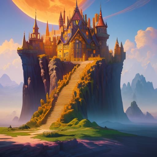 Man Smiles as Sunlight Fills Room: Matte Painting