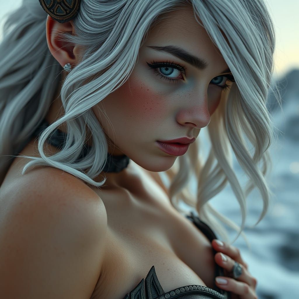 Surrealist Southern Belle in Luminous Armor