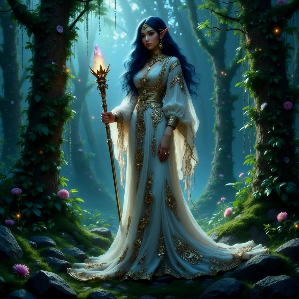 Steampunk Elf Preacher