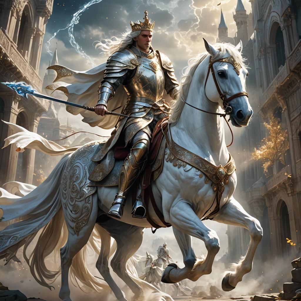 The First Horseman: Conquest in Art Deco Style