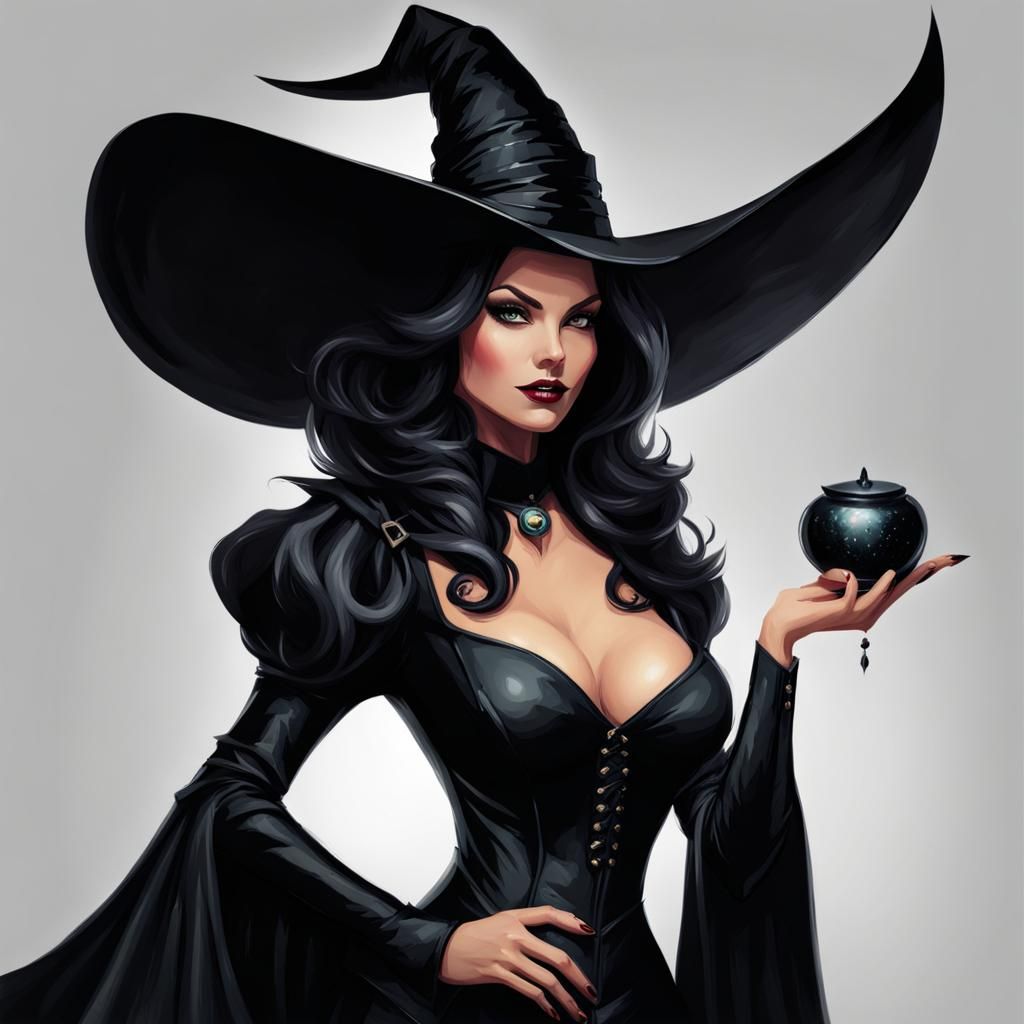 Charming and Wicked Witch Concept Art