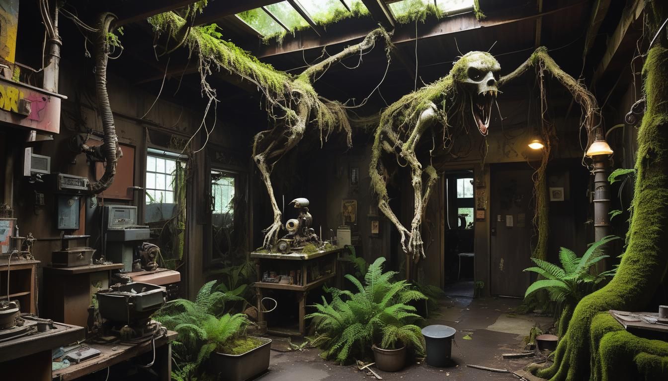 Cryptid Museum in Sumatran Jungle, Comic Panel Art