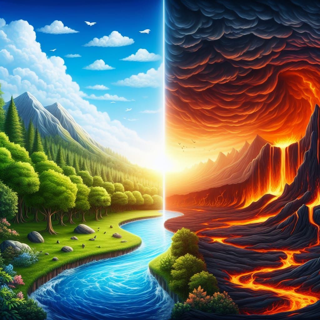 Duality: Serenity and Chaos in One Reality