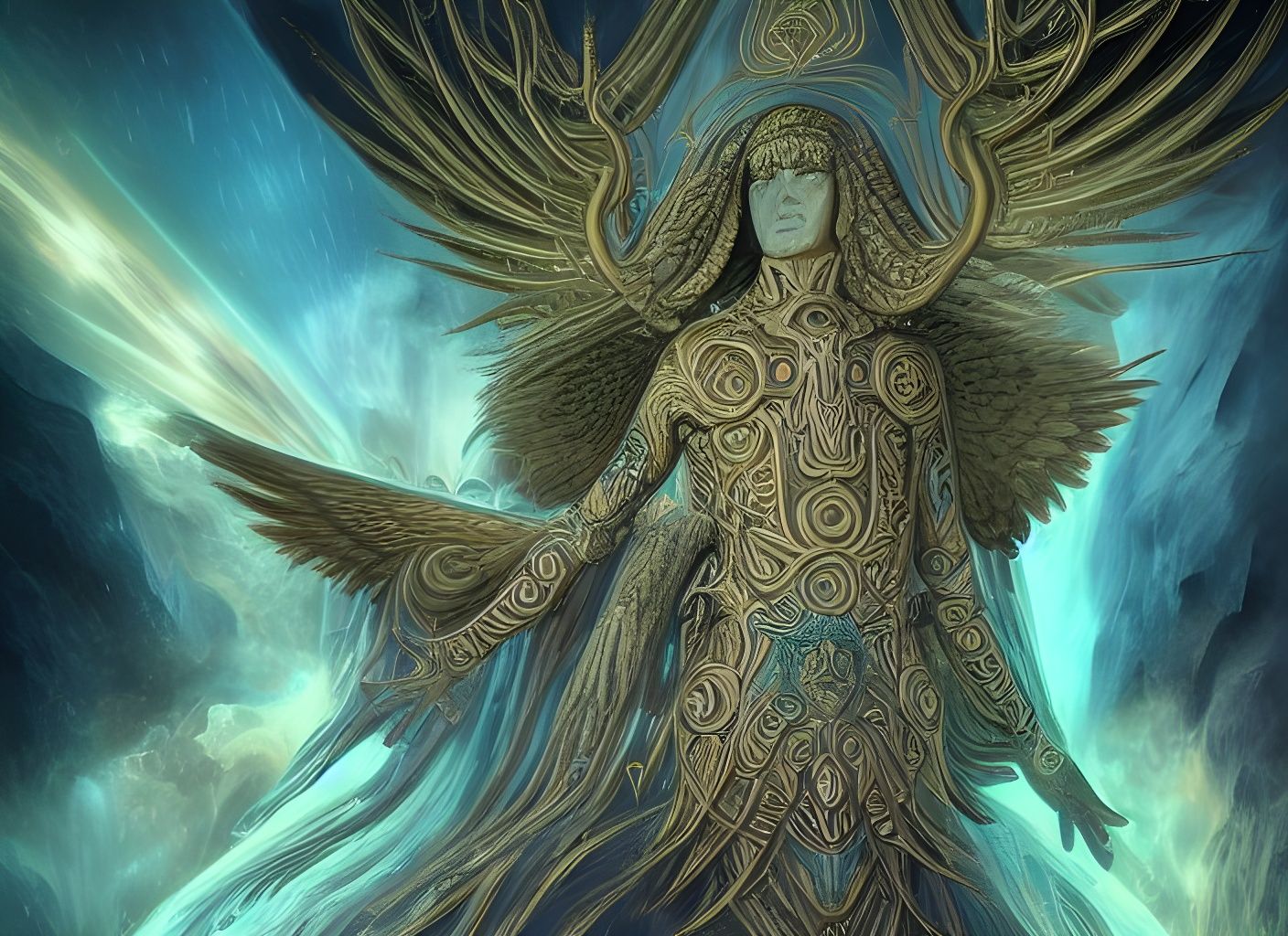 Crystalline Healing Magic by Android Jones