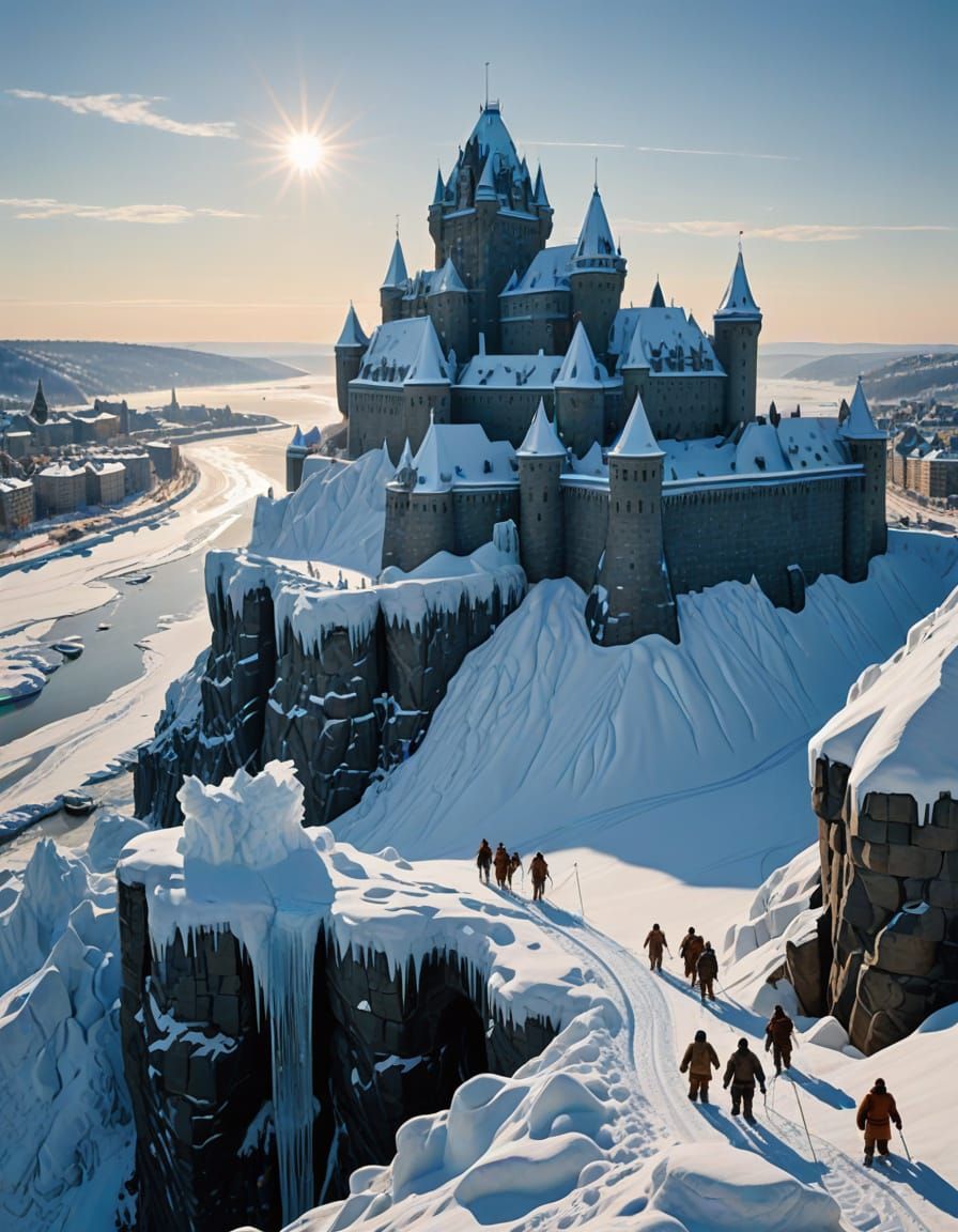 Winter Quebec City: Fantastical Ice Palace and Historical Re...