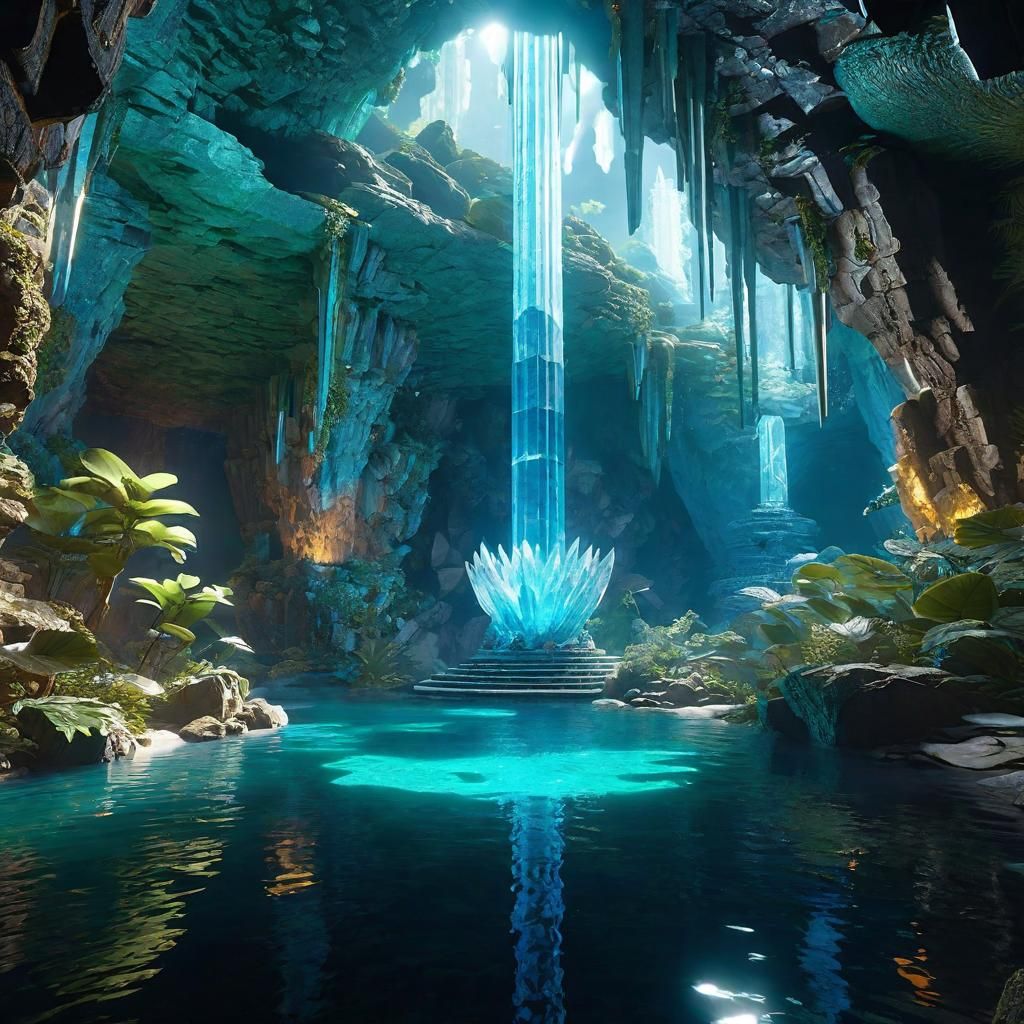 Crystal Grotto: Ancient History Meets Fantasy in CGI