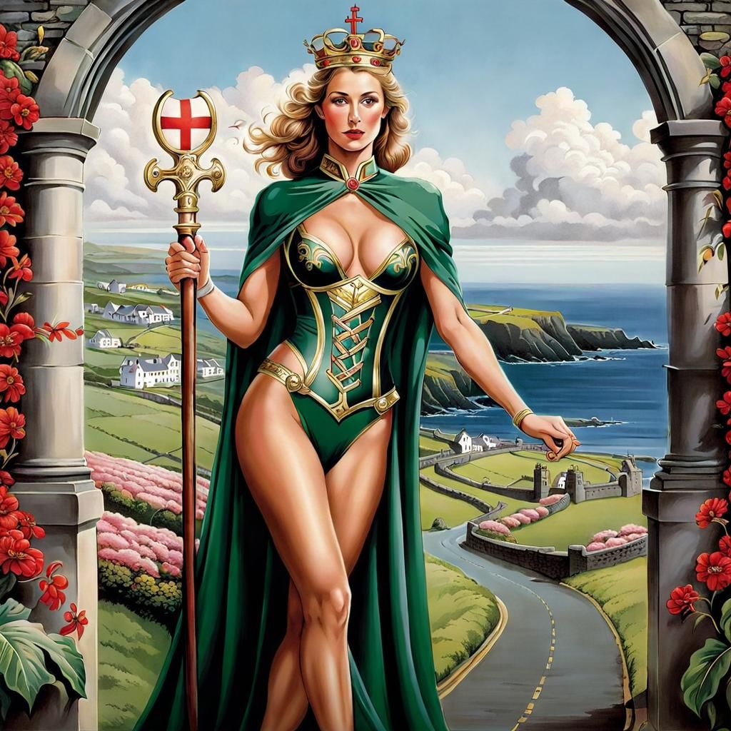 Isle of Man as a Woman