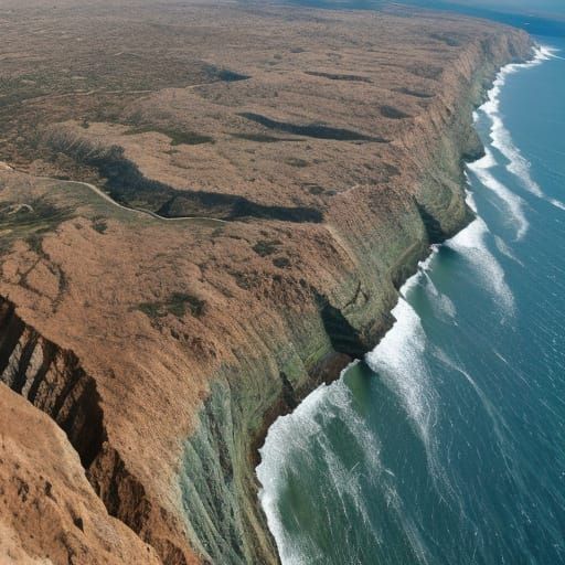 Geological Landscape Generated by AI