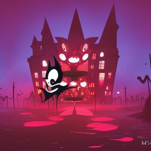 Alastor the Radio Demon in Hazbin Hotel Cartoon