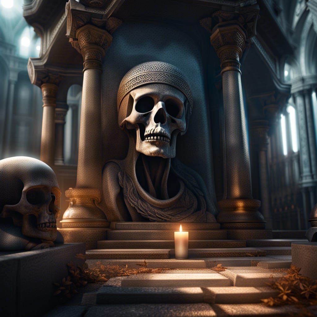 Harmonious Tomb: A Hyperrealistic World of Death