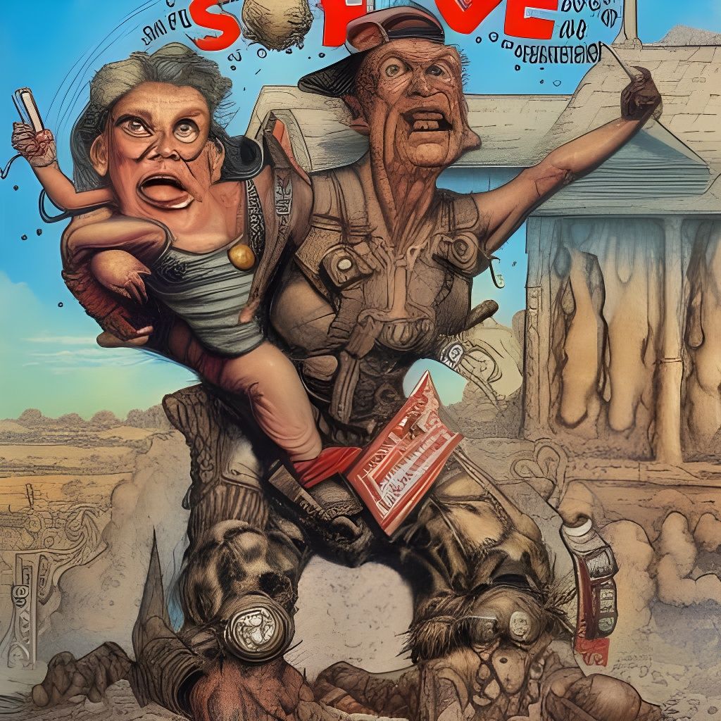 Cartoon Character Design in Bold Style