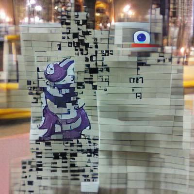 Abstract AI Image Generated From Empty Prompt