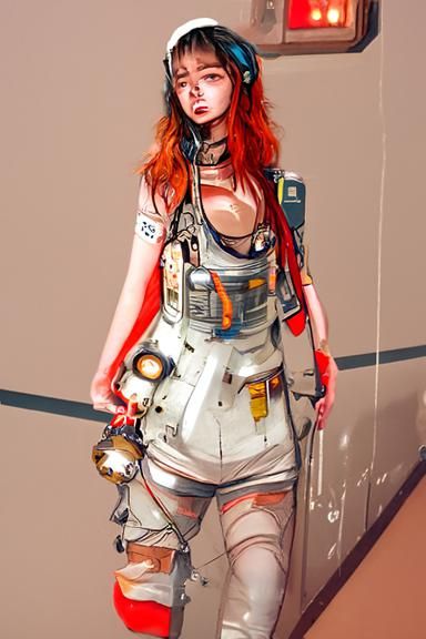 Spaceship crew member