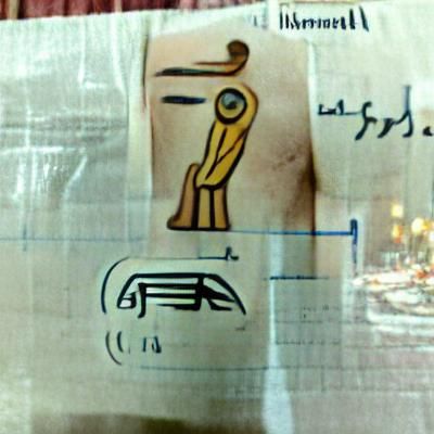 Egyptian Hieroglyphs Digital Art
