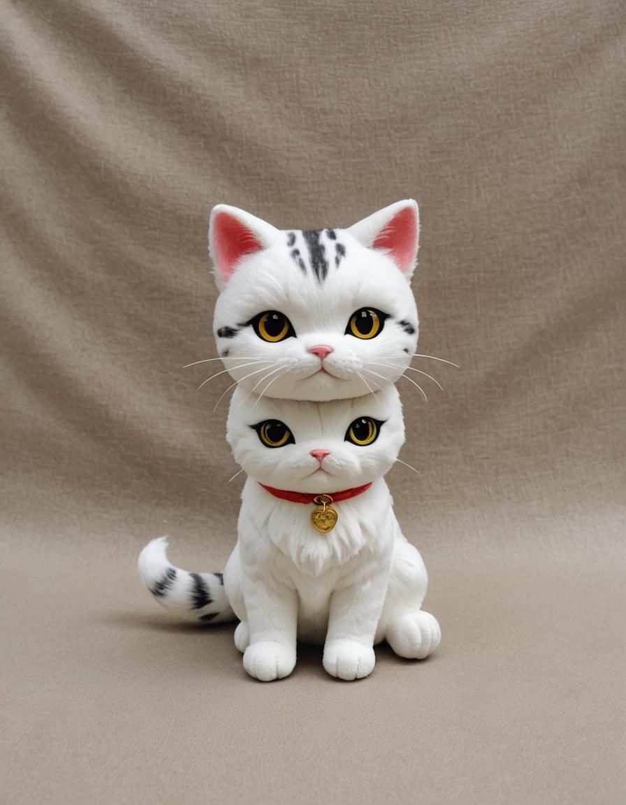 AI Generated Neko Doll Image