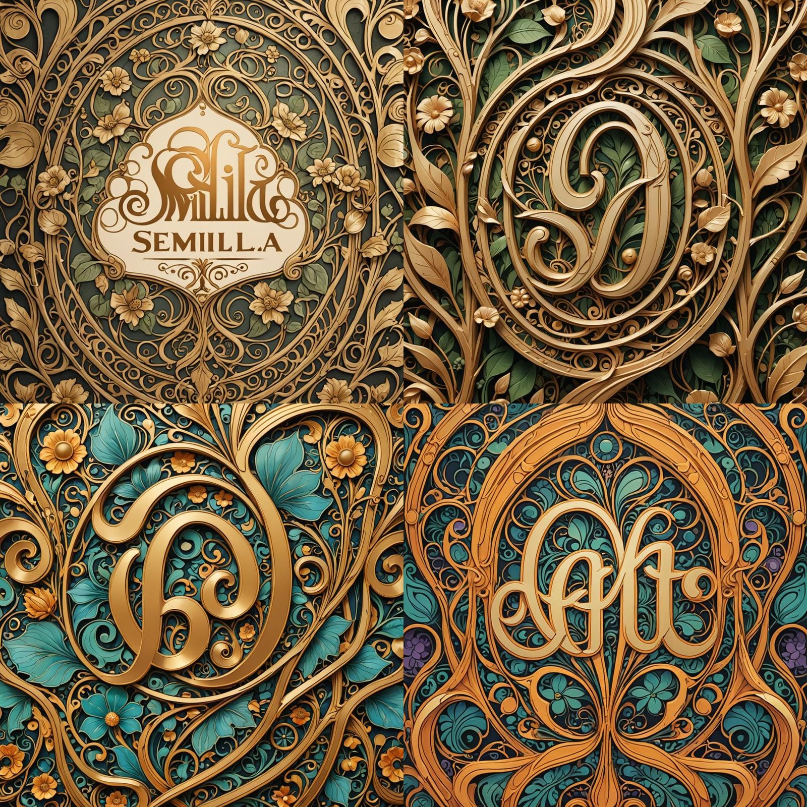 Semilla Sin Logo in Mixed Artistic Styles