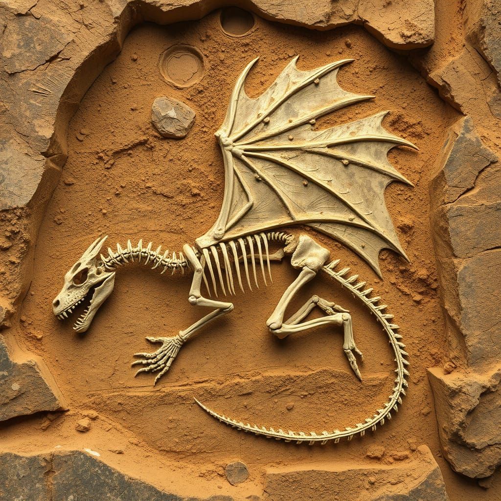 Dragon Fossil Uncovered at Archeological Dig Site