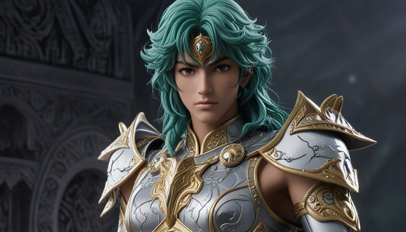 Goddess of Saint Seiya in Celestial Armor