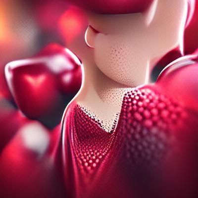 Brilliant Ruby Red Color Gradient