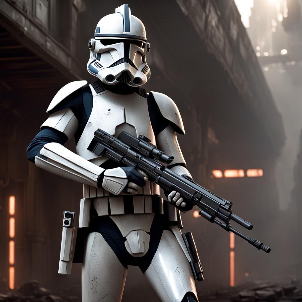 Epic Clone Arc Trooper Digital Matte Painting
