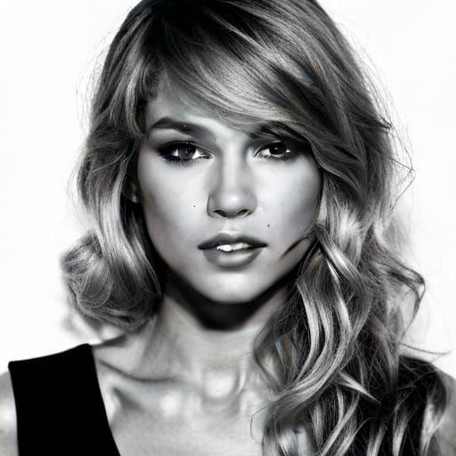 Composite Portrait of Celebrities in Digital Art