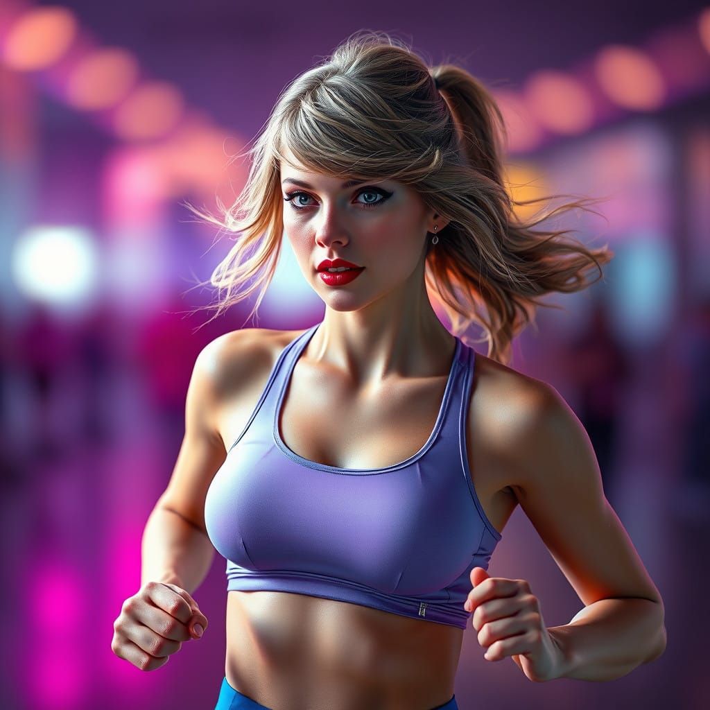 Celestial Pop Star in Motion