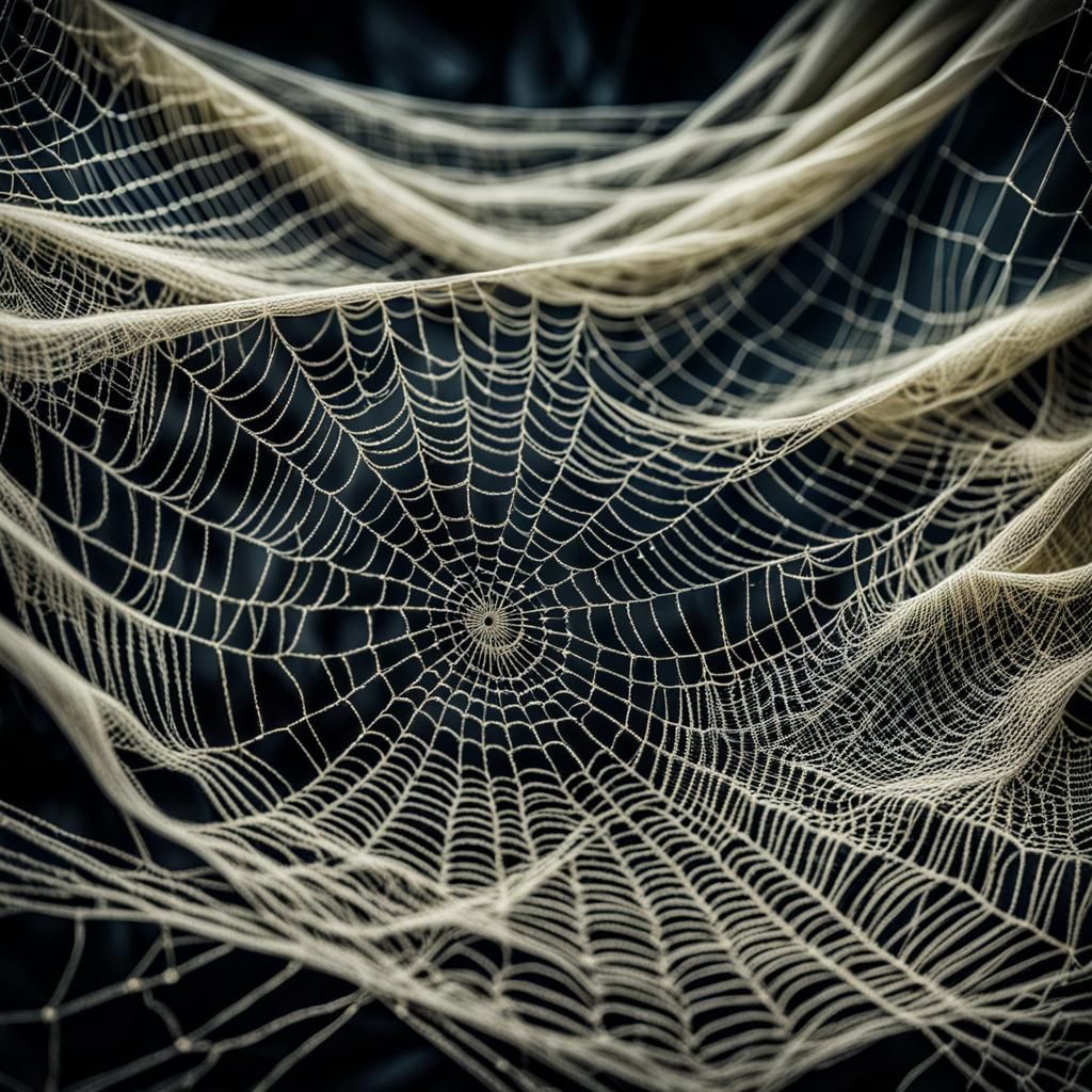 cloth made out of spider silk