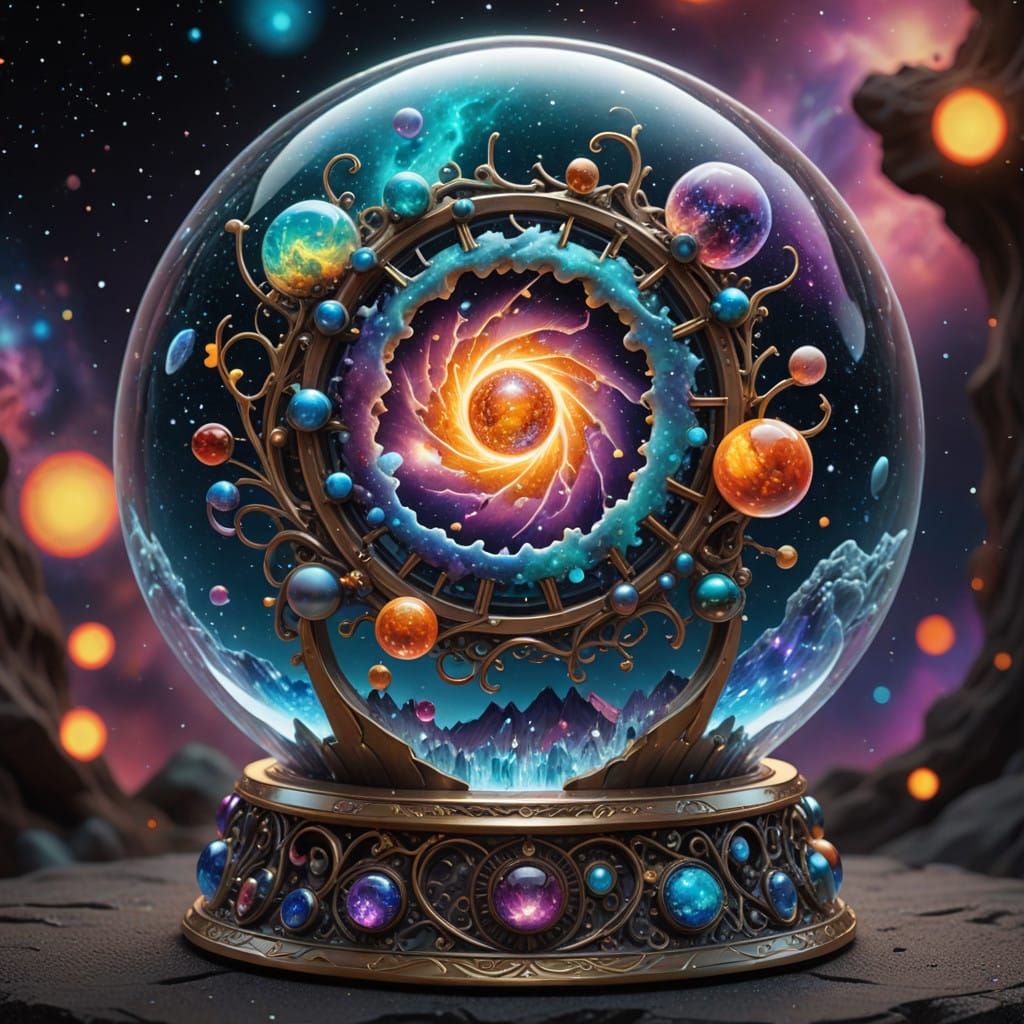 Cosmic Star Clusters in Vibrant, Swirling Maelstrom