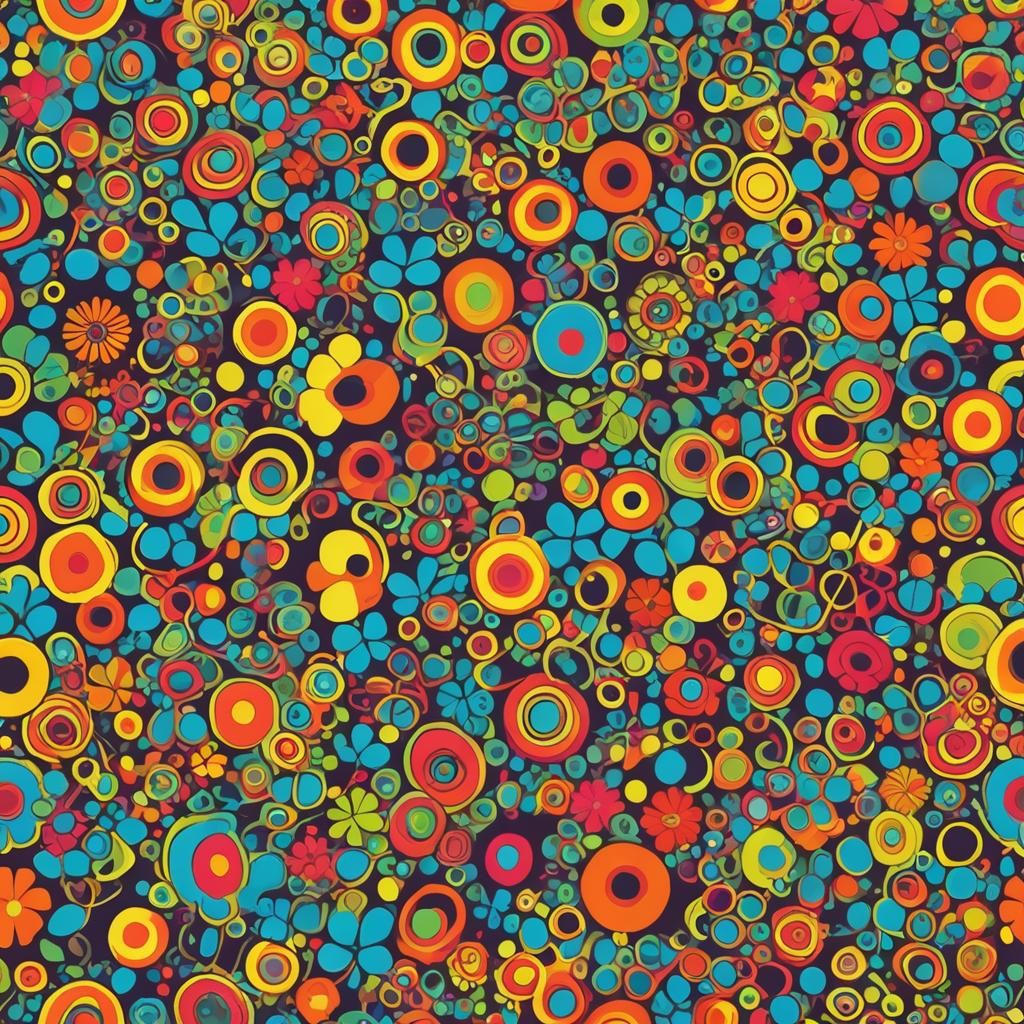 Groovy 1960s AI Image