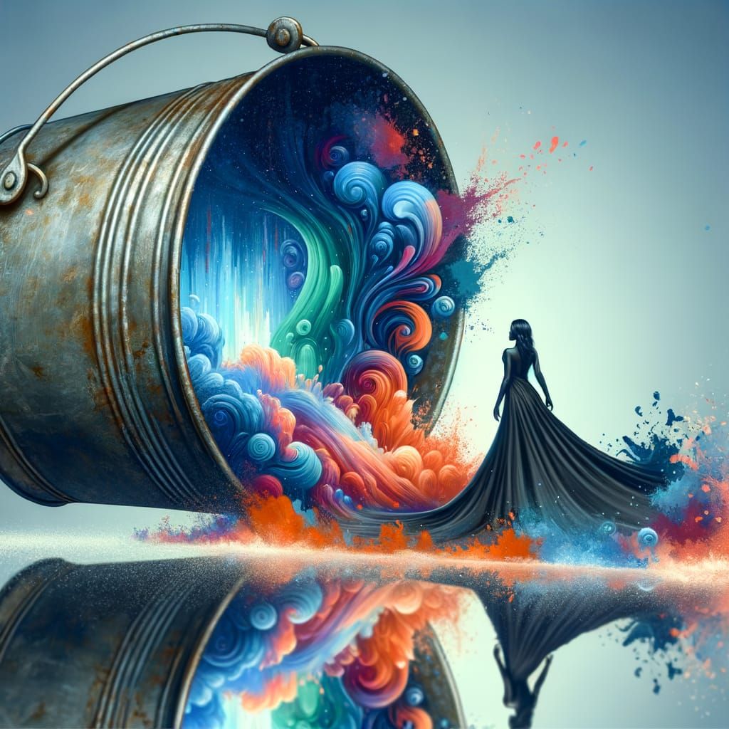 Surreal Portal to Enchanted Realm in Vibrant Colors