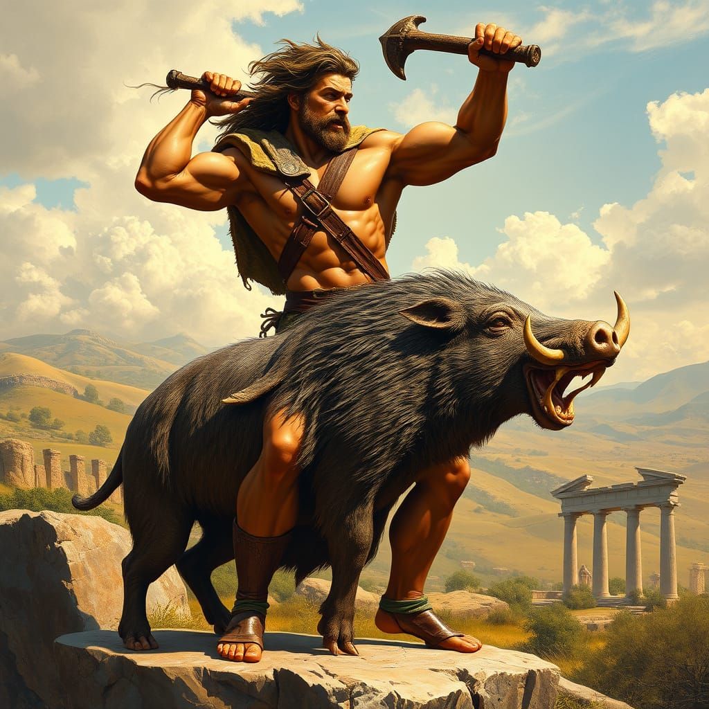 Heroic Heracles in Ancient Greek Landscape