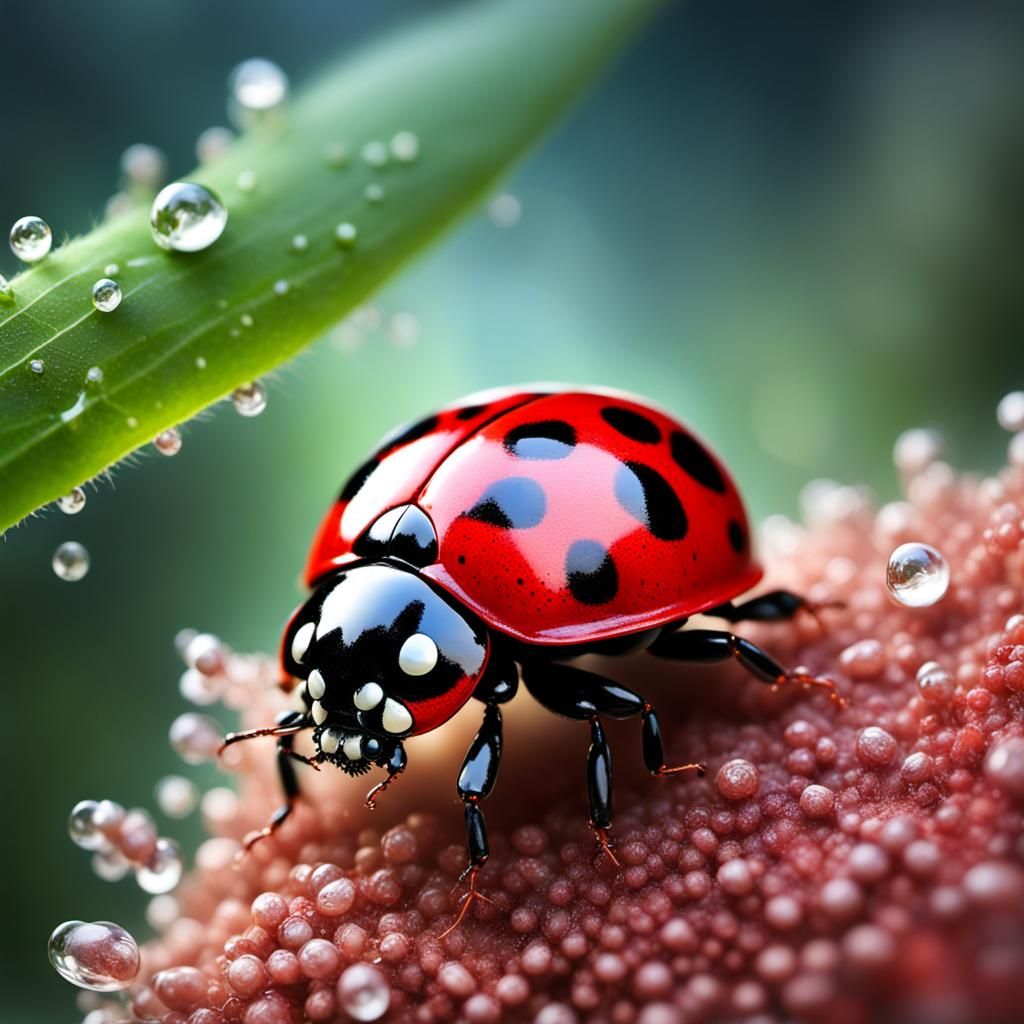 LADY BUG, macro photography.