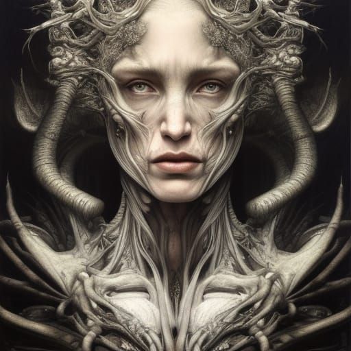 Night Terrors: Portrait Coming to Life in Hyper-Detailed Art