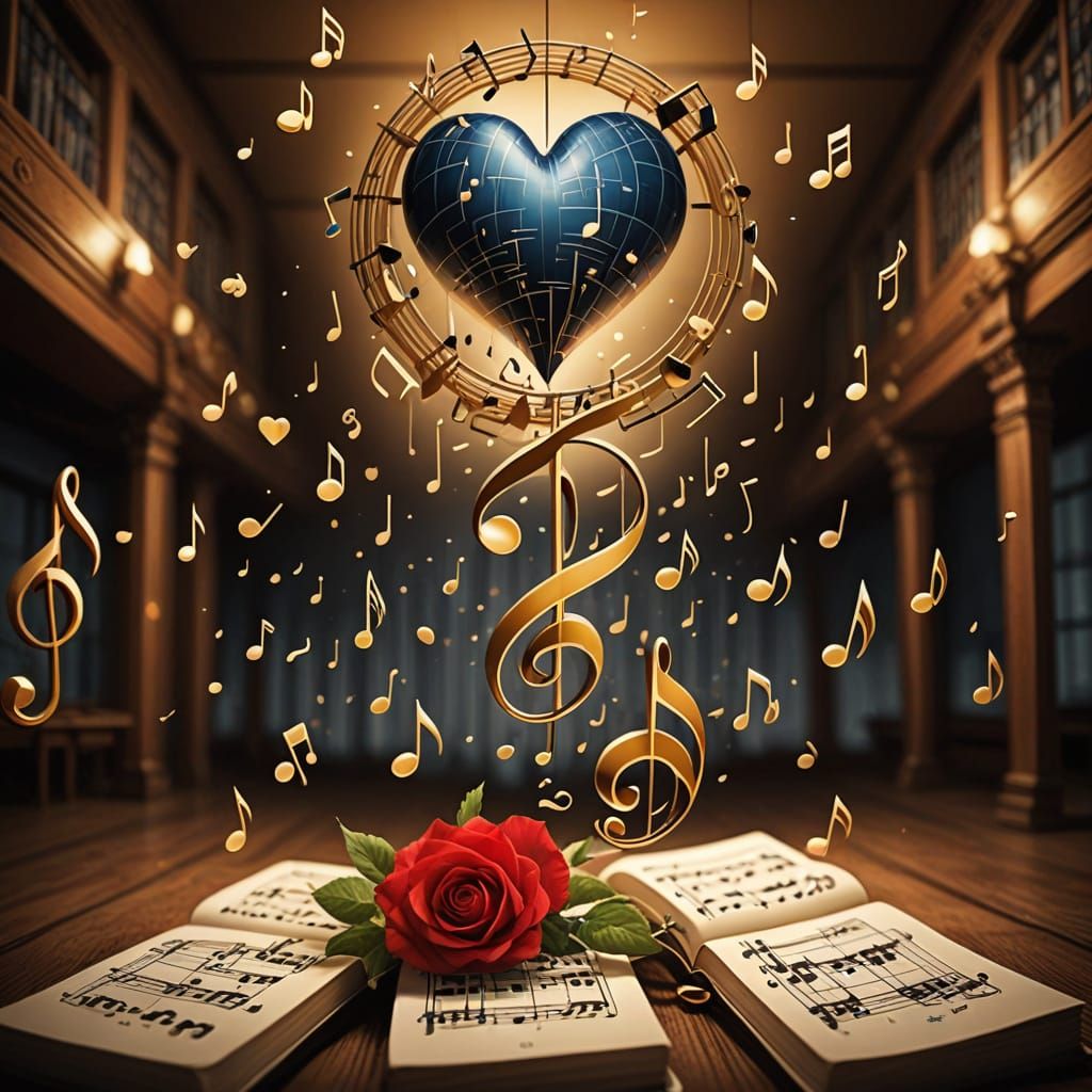 Musical Notes in Love