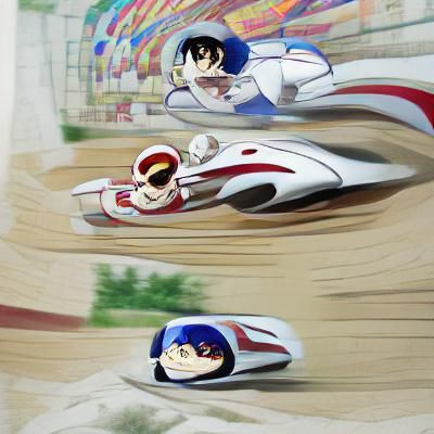 Mach 5 Speed Racer Anime Tribute