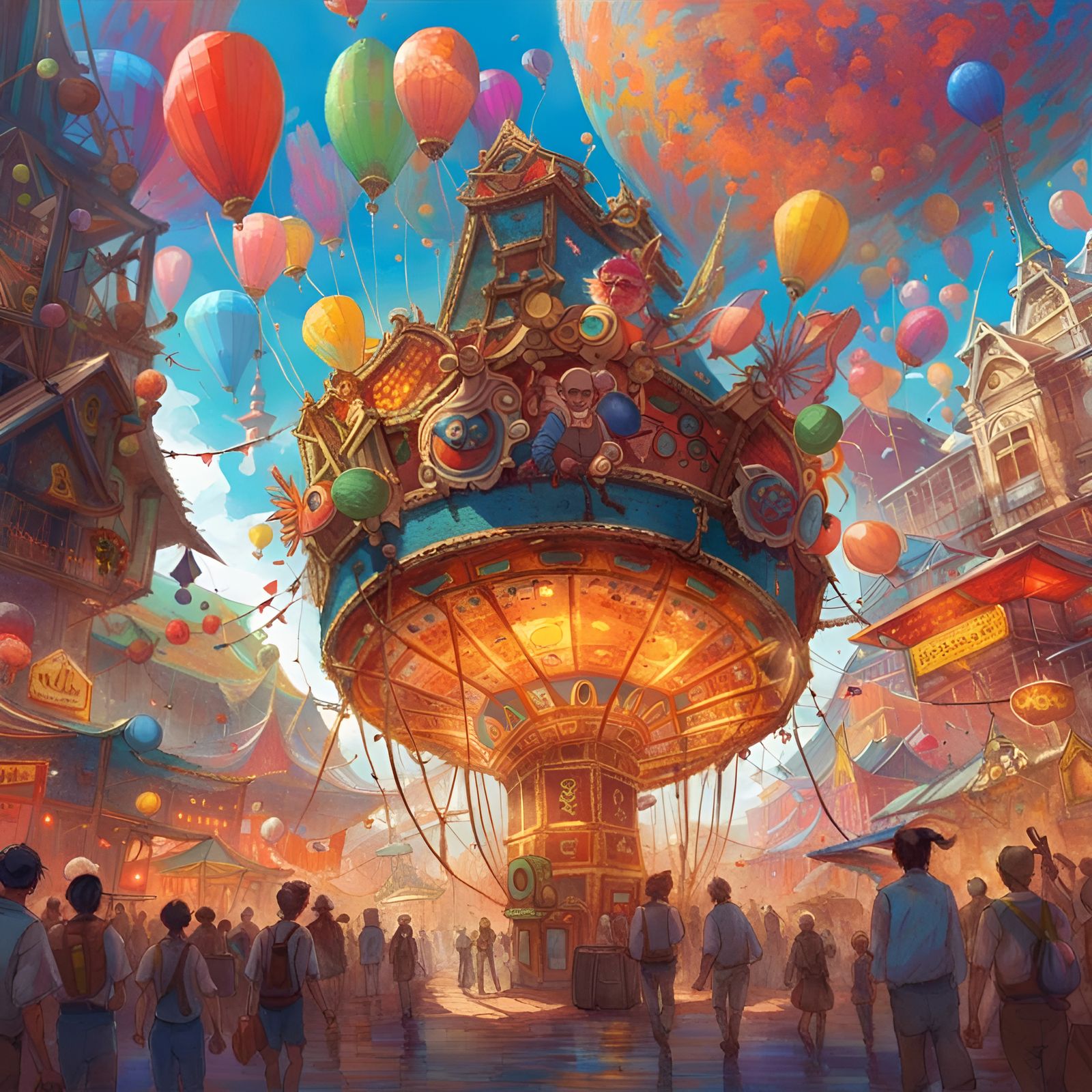 "The Song That We Both Know Sent Us Flying Round The Carnival"