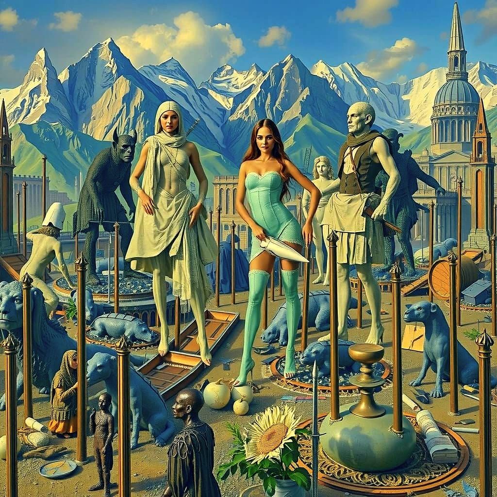 Hyperrealistic Exploration of Femininity and Humanity