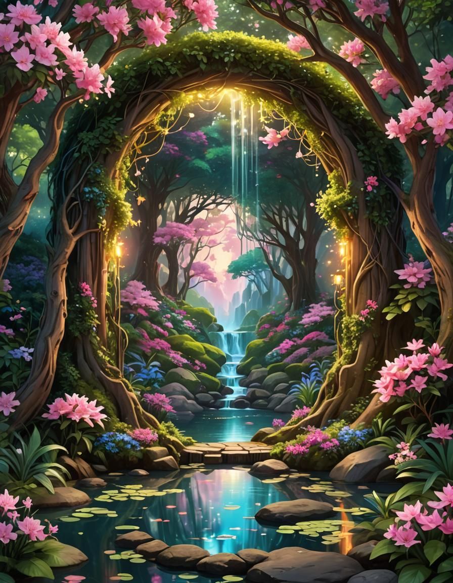 Enchanted Fairy Portal to a Magical World