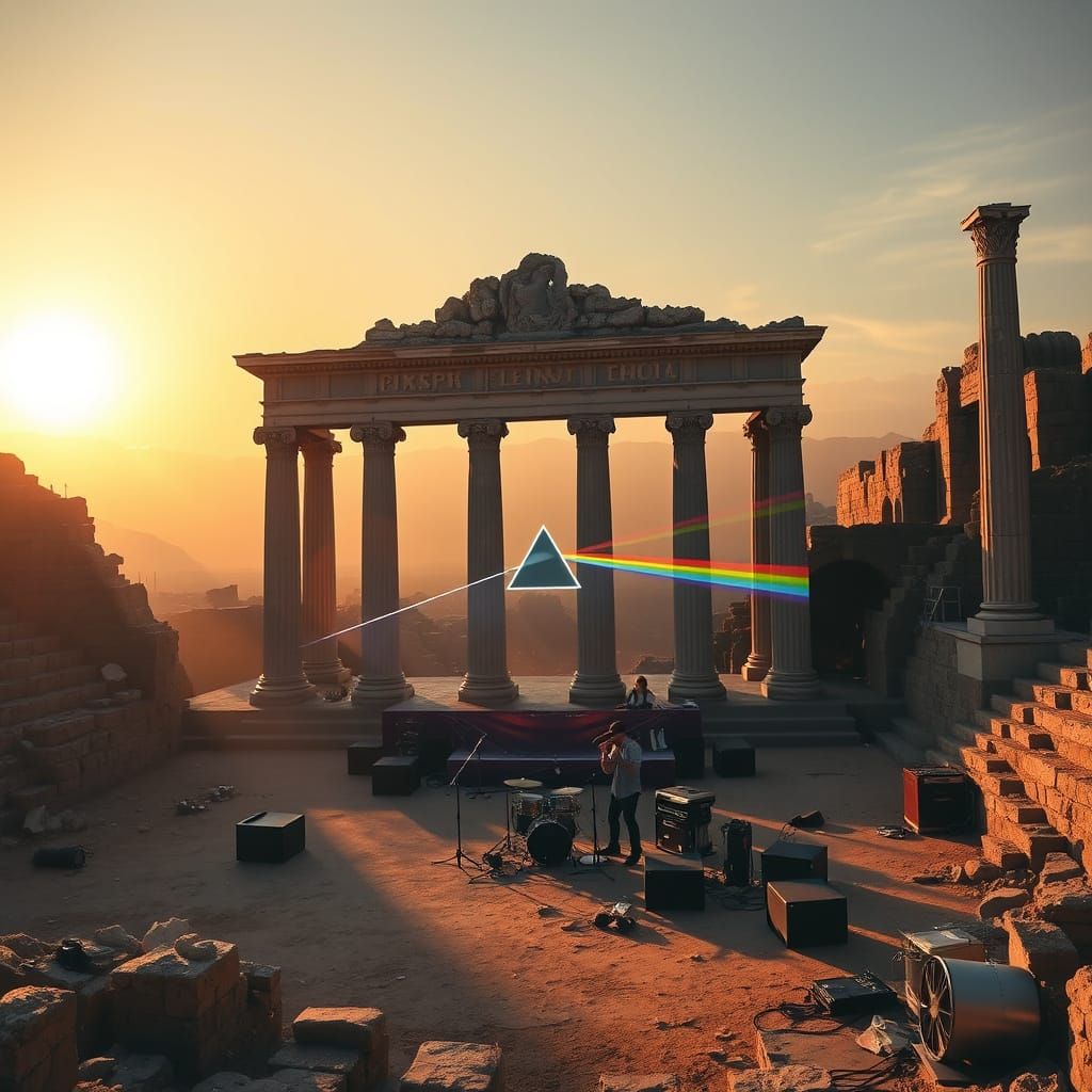 Psychedelic Rock Icons Perform in Ancient Pompeii