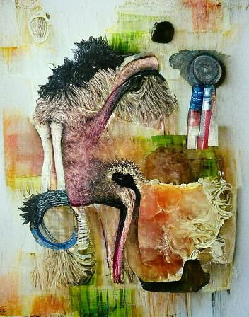 AI Generated Ostrich