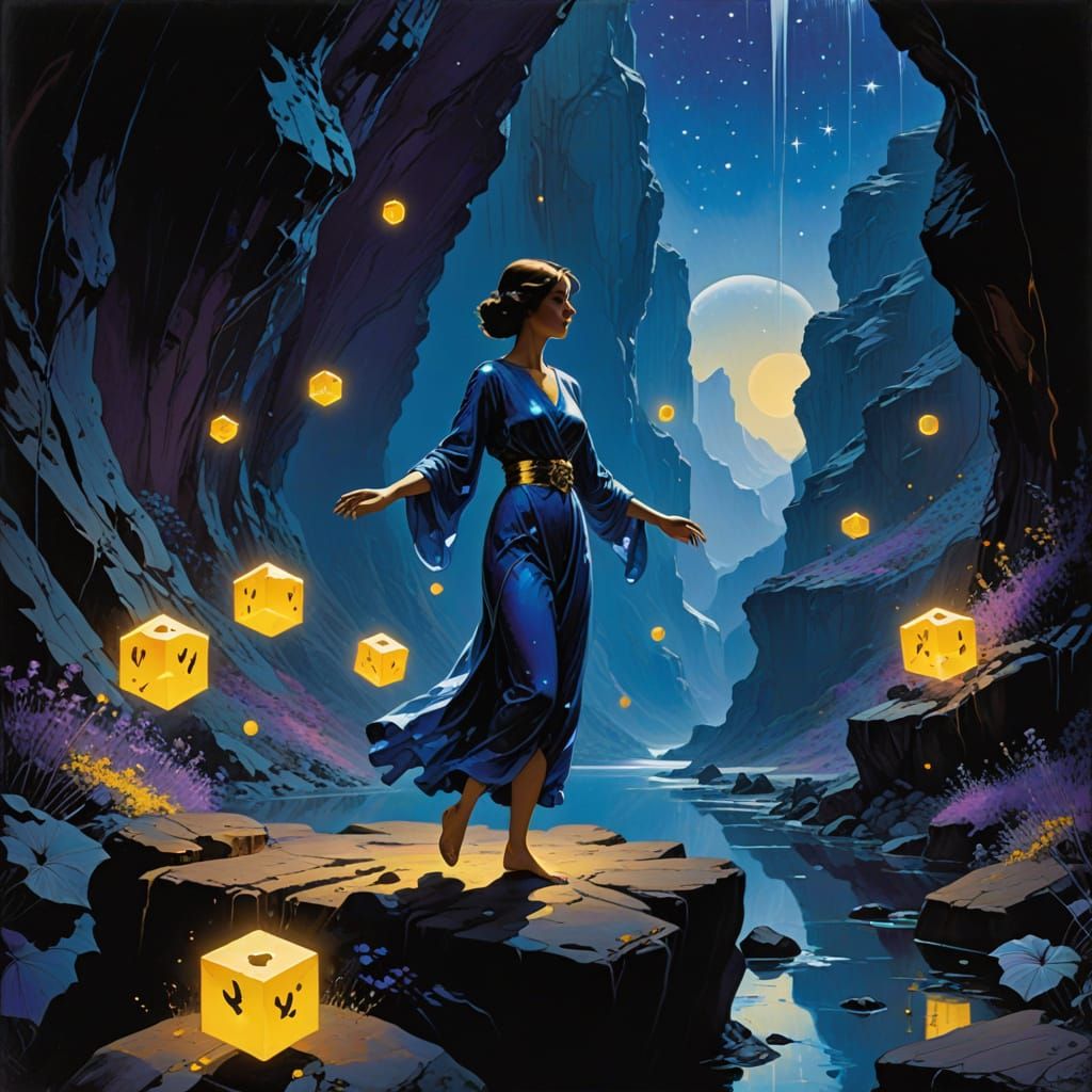 River of Light and Code Through Dark Canyon