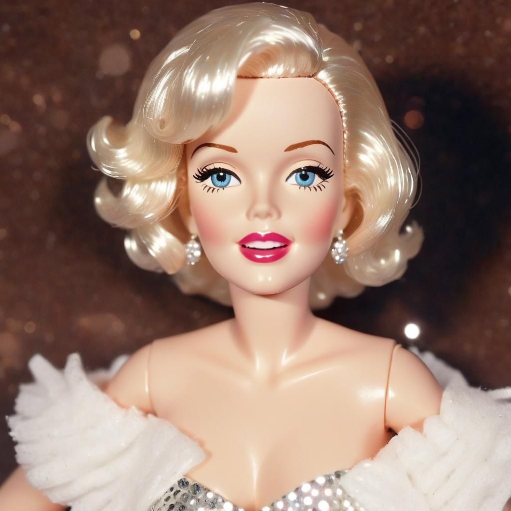 Barbie Doll as Marilyn: 60s Fashion Photo